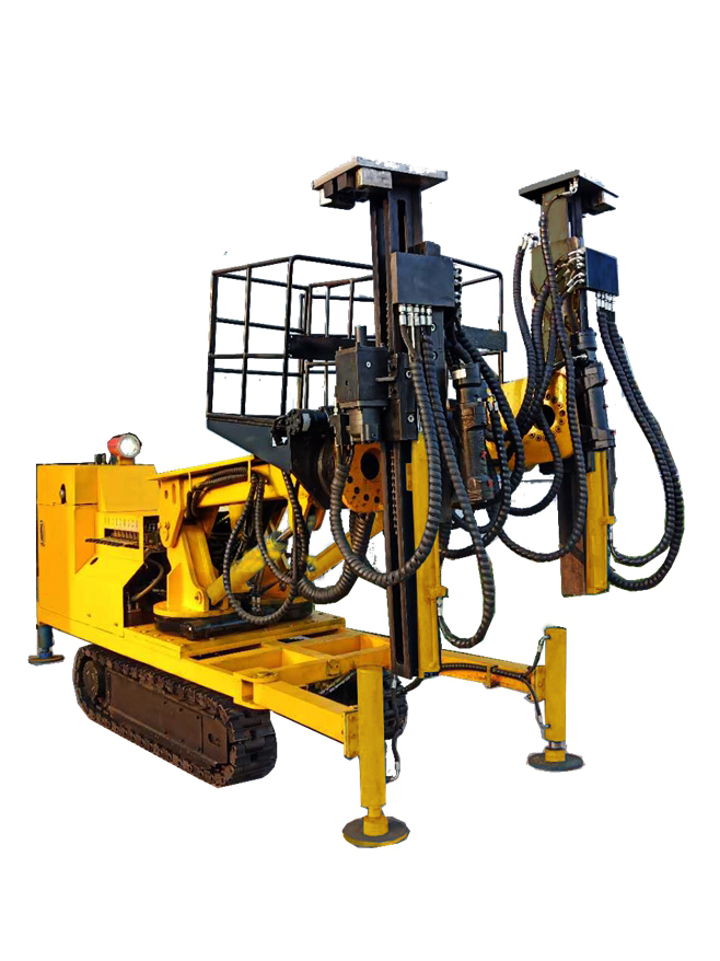 Double arm drilling rig